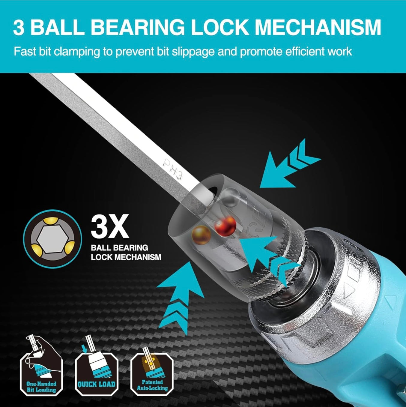 DURATECH 12-IN-1 Multi-Bit Ratcheting Screwdriver w/ Double Ended Bits