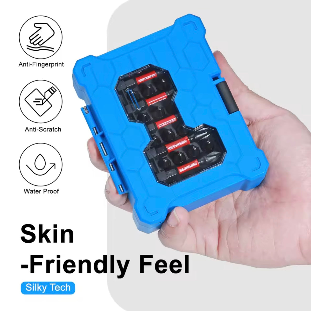 GEINXURN 38PC Impact Driver Bit Set w/ 2.4” Bit Holder Extension