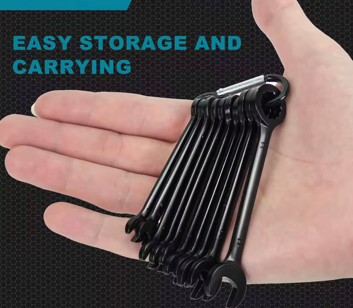 LIBRATON 20PC Mini Wrench Set - Metric & SAE