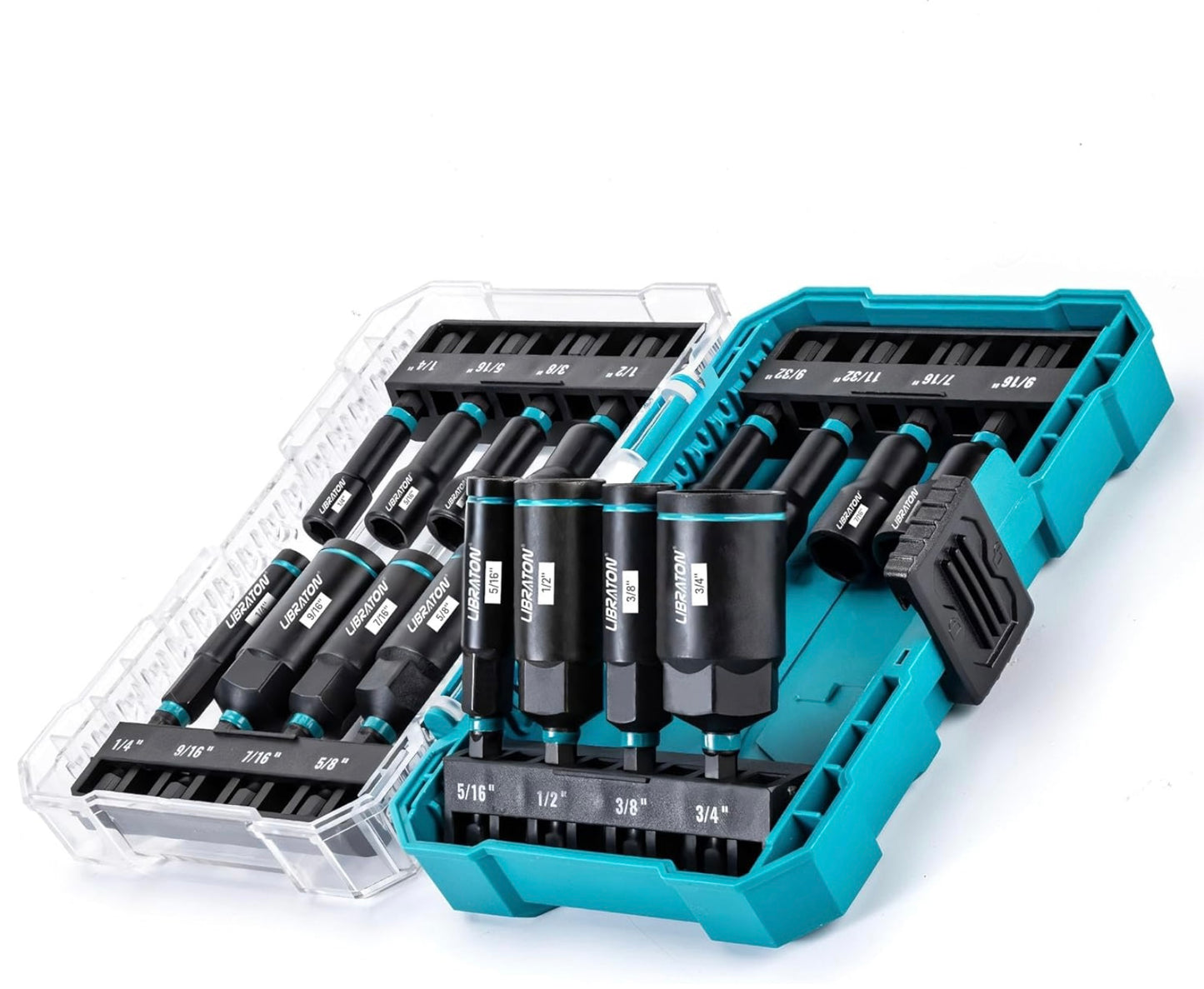 LIBRATON 16PC Magnetic Nut Driver Set - SAE