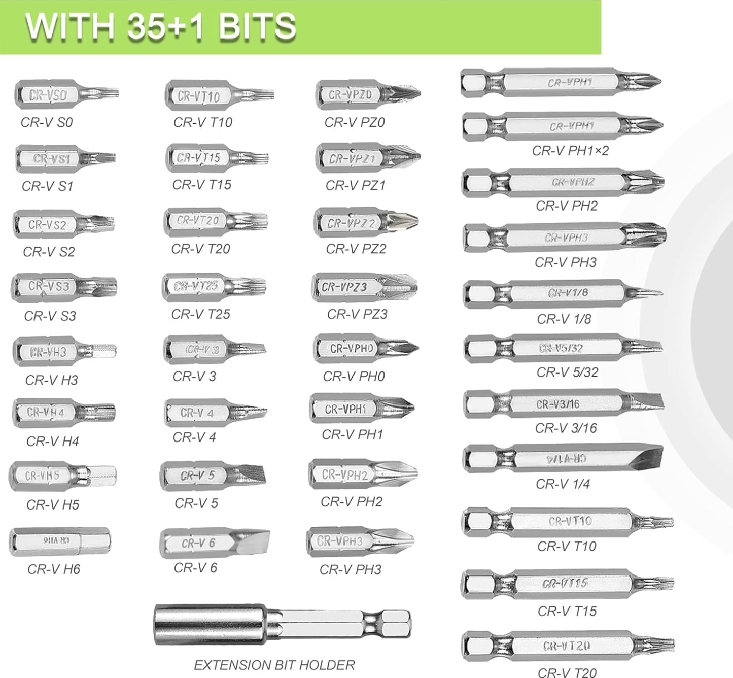 WORKPRO 3.6V Electric Screwdriver Set