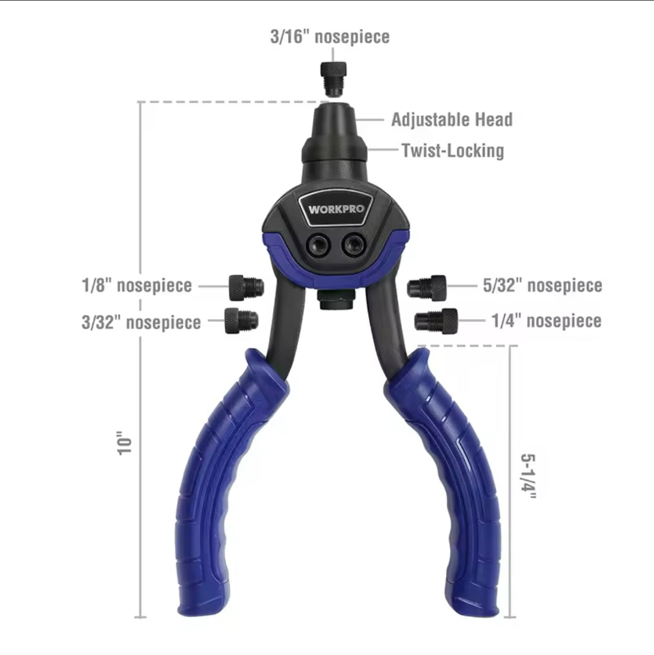 WORKPRO 10” Riveter Gun