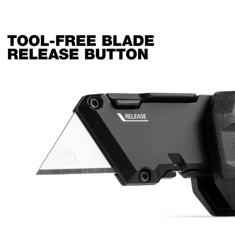 TOUGHBUILT Electricians Folding Utility Knife With Bit Driver + Pry Bar