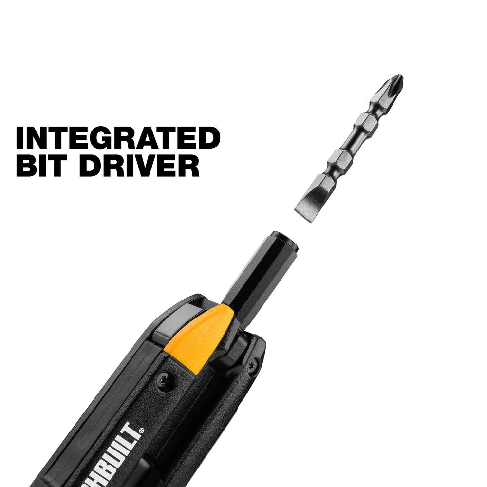 TOUGHBUILT Electricians Folding Utility Knife With Bit Driver + Pry Bar
