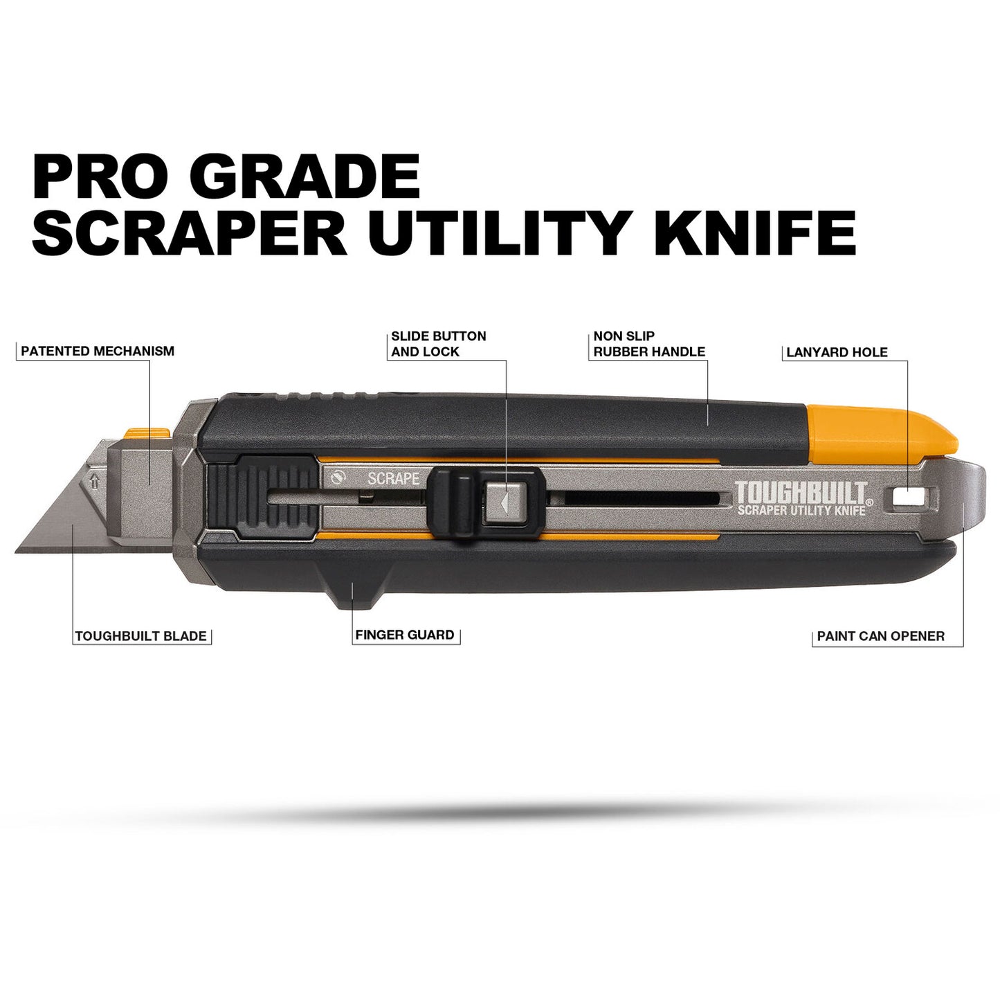 TOUGHBUILT Scraper Utility Knife