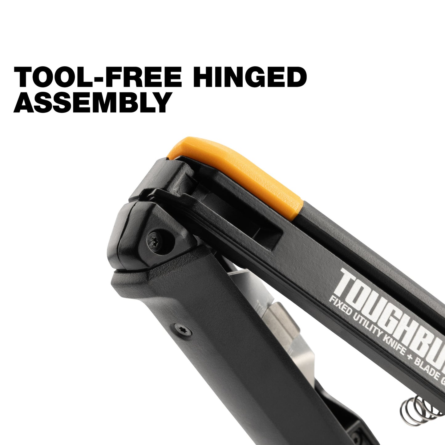 TOUGHBUILT Fixed Blade + Sliding Guard Utility Knife
