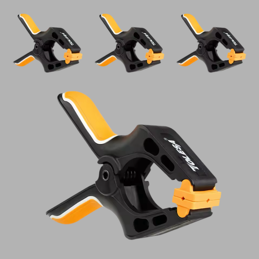 TOLESA 4/8PC 4” Heavy Duty Spring Clamps w/ Ergonomic Grip