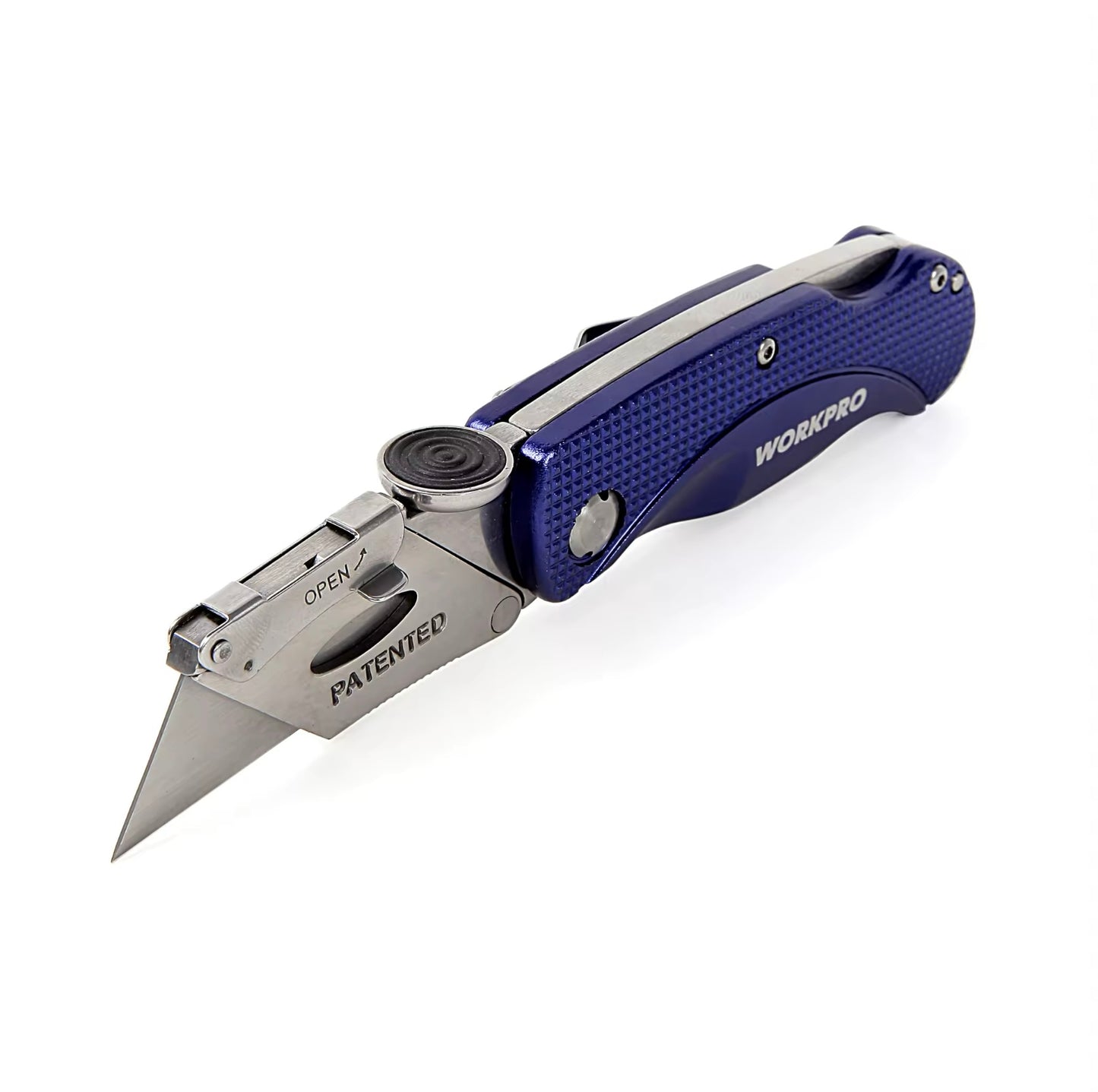 WORKPRO Folding Utility Knife w/ Thumb Rest