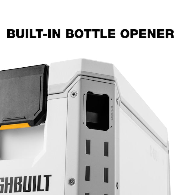 TOUGHBUILT STACKTECH Compact White 16-Quart Insulated Chest Cooler