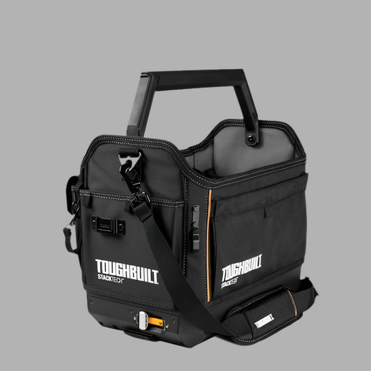 TOUGHBUILT STACKTECH Black Polyester 18-in Tool Tote