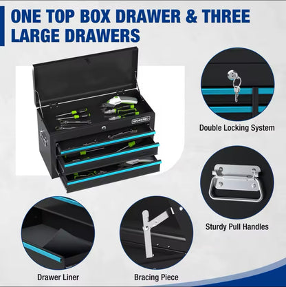 WORKPRO 5-Drawer 2-In-1 Rolling Removable Tool Chest & Cabinet