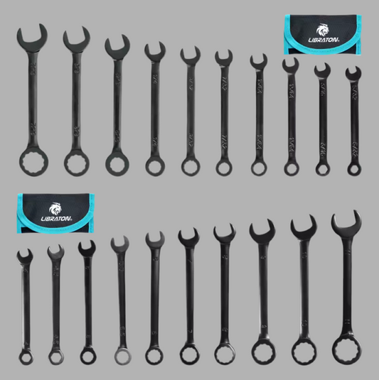 LIBRATON 20PC Mini Wrench Set - Metric & SAE