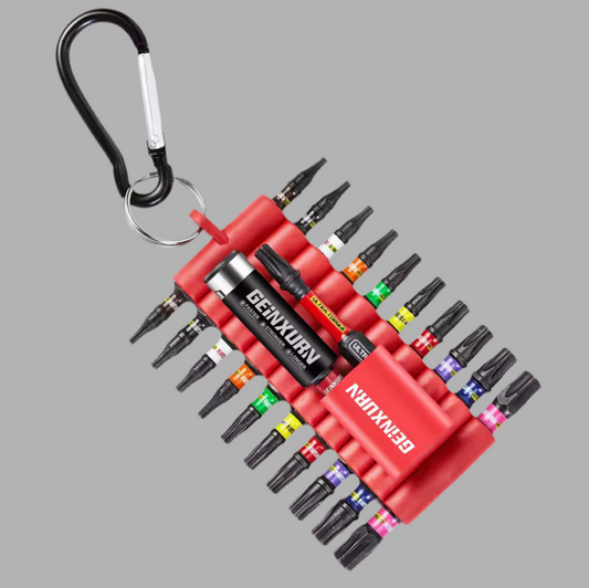 GEINXURN 22PC Magnetic Torx Driver Bit Set w/ Bit Holder, Organizer Sleeve