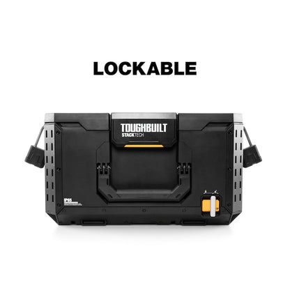 TOUGHBUILT STACKTECH Large Plastic/Metal Tool Box