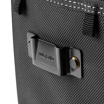 TOUGHBUILT STACKTECH Black Polyester 11-in Zippered Tool Bag