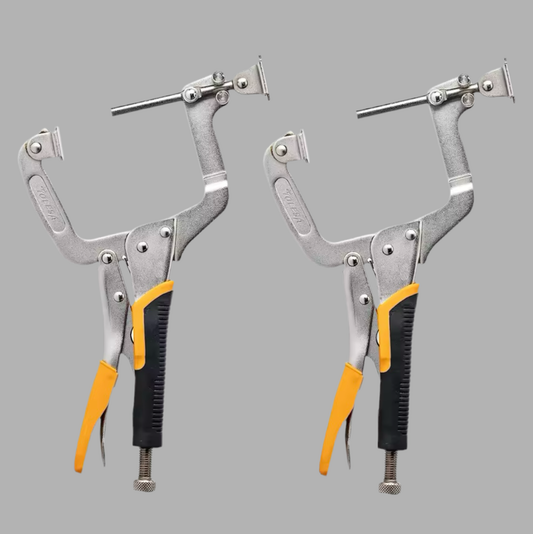 TOLESA 2PC 11” Pocket Hole Joinery Adjustable 90 Degree Right Angle Clamps