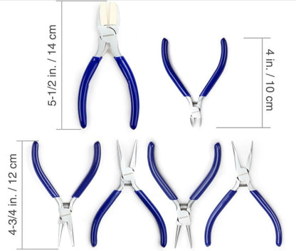 WORKPRO 7PC Jewelry Pliers Set w/ Easy Carrying Pouch