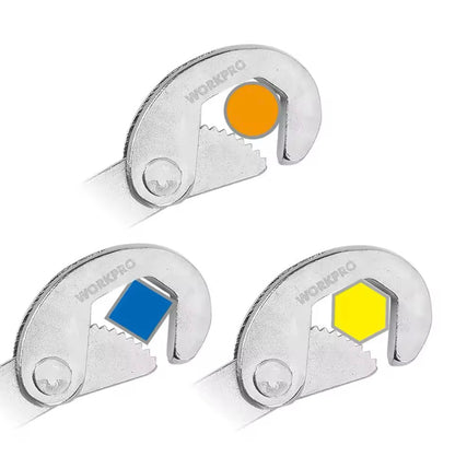 WORKPRO Adjustable Wrench Spanner Set