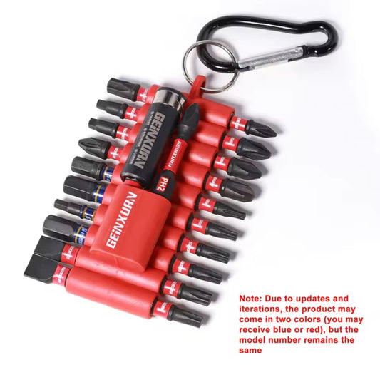 GEINXURN 22PC Magnetic Impact Driver Bit Set w\ Organizer Set, Bit Holder Extension