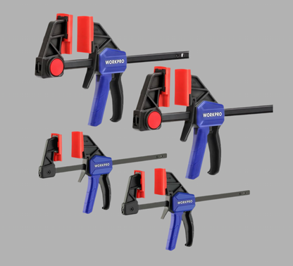 WORKPRO Woodworking Bar Clamps 6”(2)/4.5”(2)