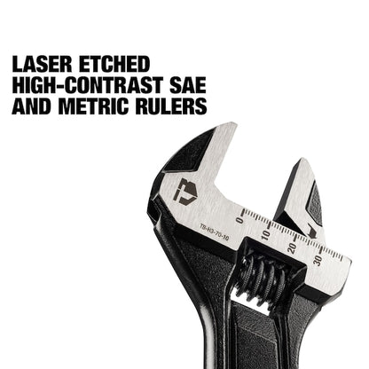 TOUGHBUILT 10” Adjustable Wrench