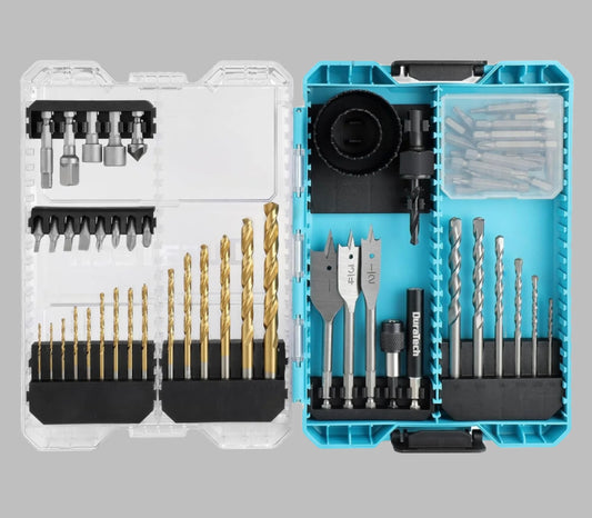 DURATECH 66PC Driver Bits and Screwdriver Bits Set w/ Tough Case