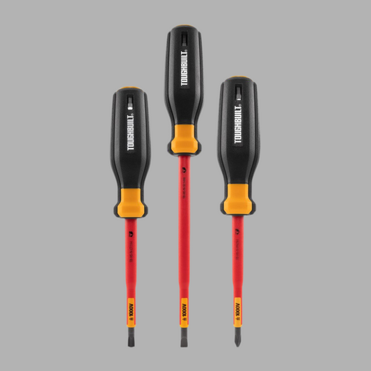 TOUGHBUILT 3Pc. 1000v Insulated Screwdriver Set
