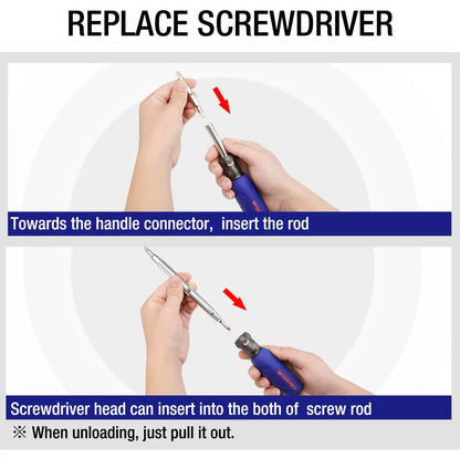 WORKPRO 6-IN-1 Multi-bit Screwdriver
