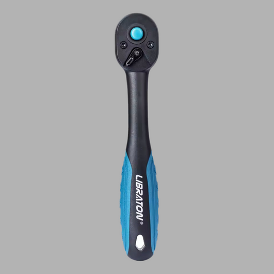 LIBRATON 1/4” Quick-Release Ratchet Wrench w/ Comfort Grip