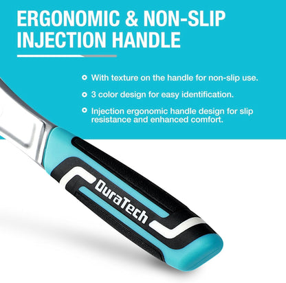 DURATECH 3-Piece Drive Ratchet, 1/4", 3/8", 1/2" Drive w/ Cushion Injection Handle