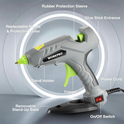 WORKPRO 60W Hot Glue Gun W/ 20 Glue Sticks