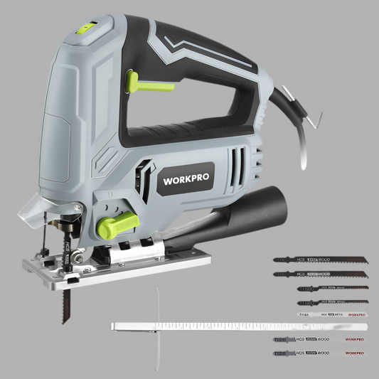 WORKPRO 600W Corded Jig Saw Kit