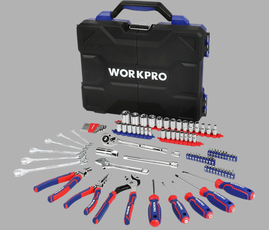 WORKPRO 87Pc Household Hand Tool Kit