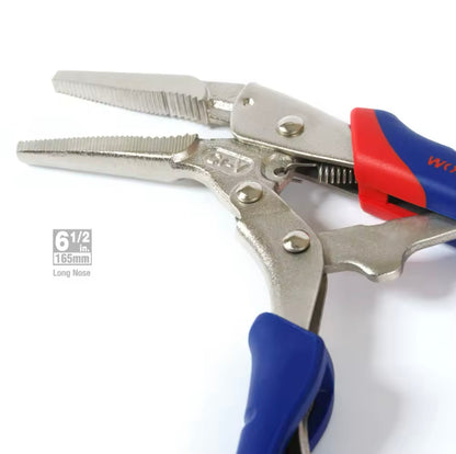 WORKPRO 6.5” Quick Release Long Nose Locking Pliers