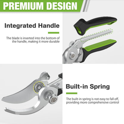 WORKPRO 8.5” Garden Bypass Pruning Shears