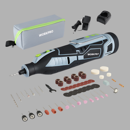 WORKPRO 12V Cordless Rotary Tool Kit