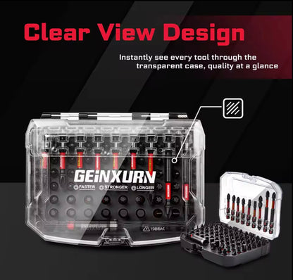 Geinxurn 83PC Magnetic Driver Bit Set w/ Storage Case