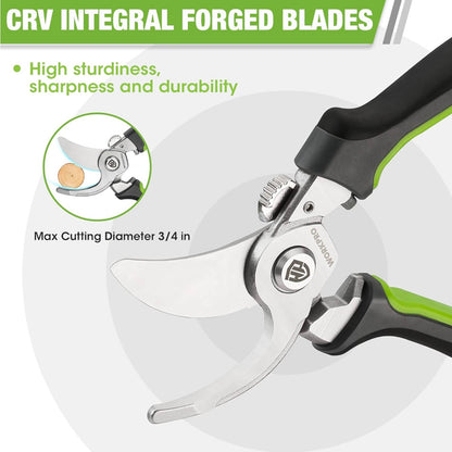 WORKPRO 8.5” Garden Bypass Pruning Shears