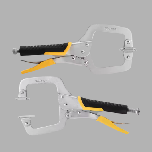 TOLESA 2PC 11” Heavy-Duty Nickel C Clamps