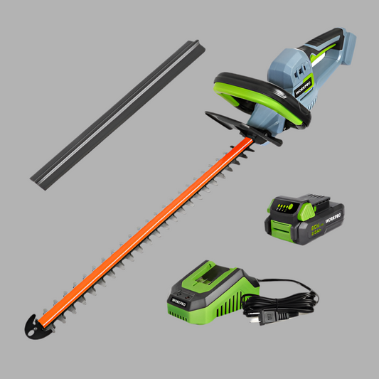 WORKPRO 20V Cordless Cordless Hedhe Trimmer- 20” Dual Action Blades
