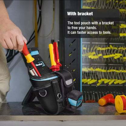 DURATECH Small Quick-Release Electricians Tool Pouch