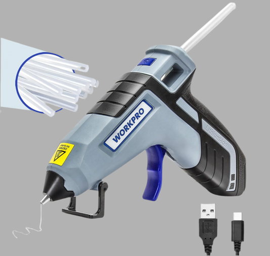 WORKPRO 3.6V Cordless Hot Glue Gun W/ 20 Glue Sticks