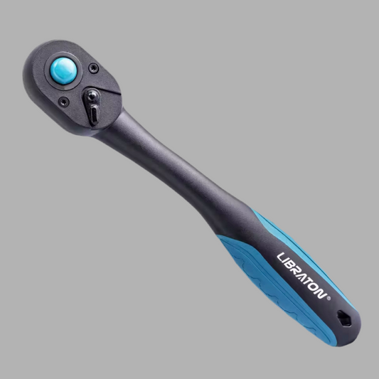 LIBRATON 1/2” Quick-Release Ratchet Wrench w/ Comfort Grip