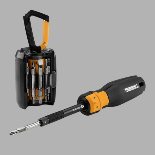 TOUGHBUILT Ratcheting Multi-Bit Driver + 24-Bit Grenade