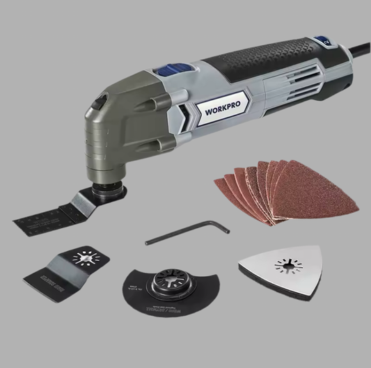 WORKPRO 300W Oscillating Power Tool Set