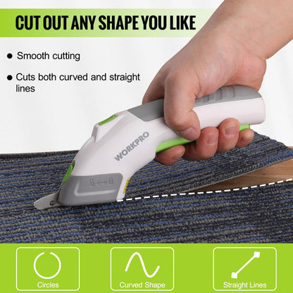 WORKPRO 4V Cordless Rechargeable Electric Scissors