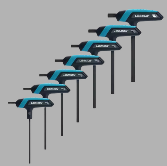 LIBRATON 7PC T-Handle Allen Wrench Set - Metric/SAE