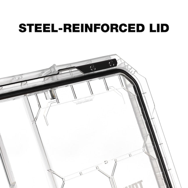 TOUGHBUILT STACKTECH Low-Profile 22-Compartment Medium Plastic Small Parts Organizer