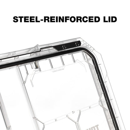 TOUGHBUILT STACKTECH Low-Profile 22-Compartment Medium Plastic Small Parts Organizer