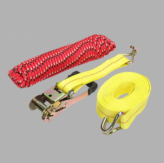 WORKPRO 3Pc Buckle Tie-Down Belt Cargo Strap